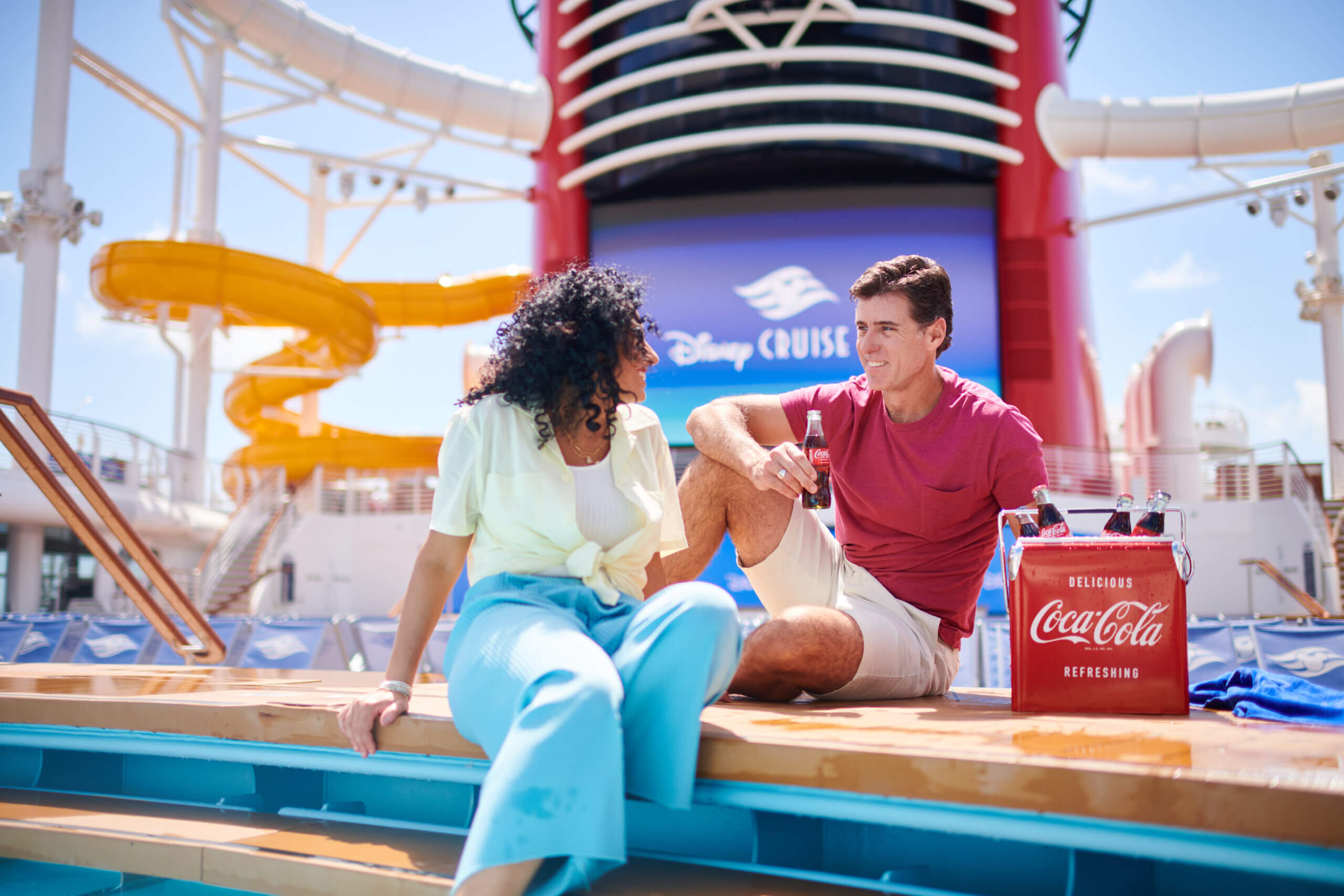 Commercial photography portfolio 51 Disney Cruise Line Coke Couple