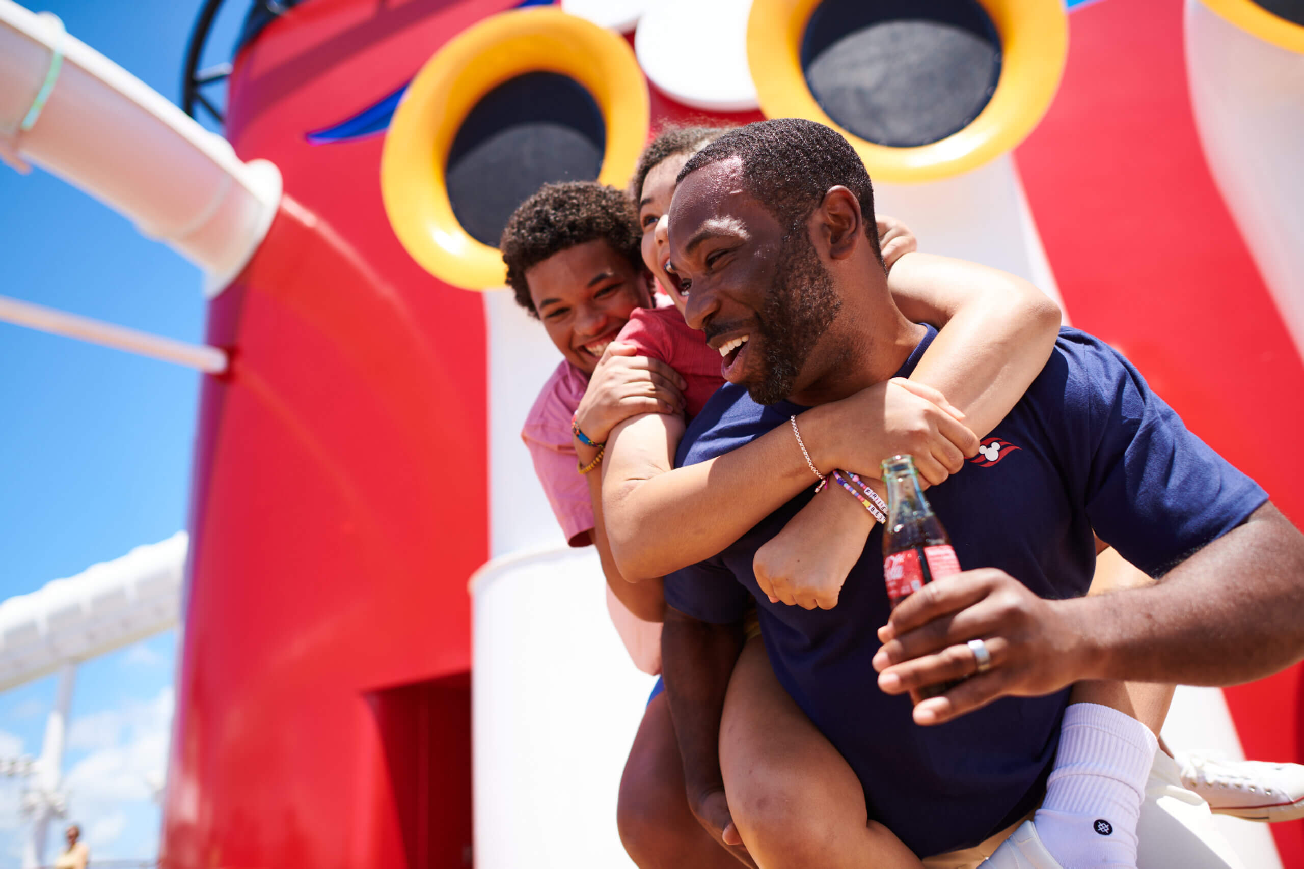 Commercial photography portfolio 57 Disney Cruise Line Coke Dad