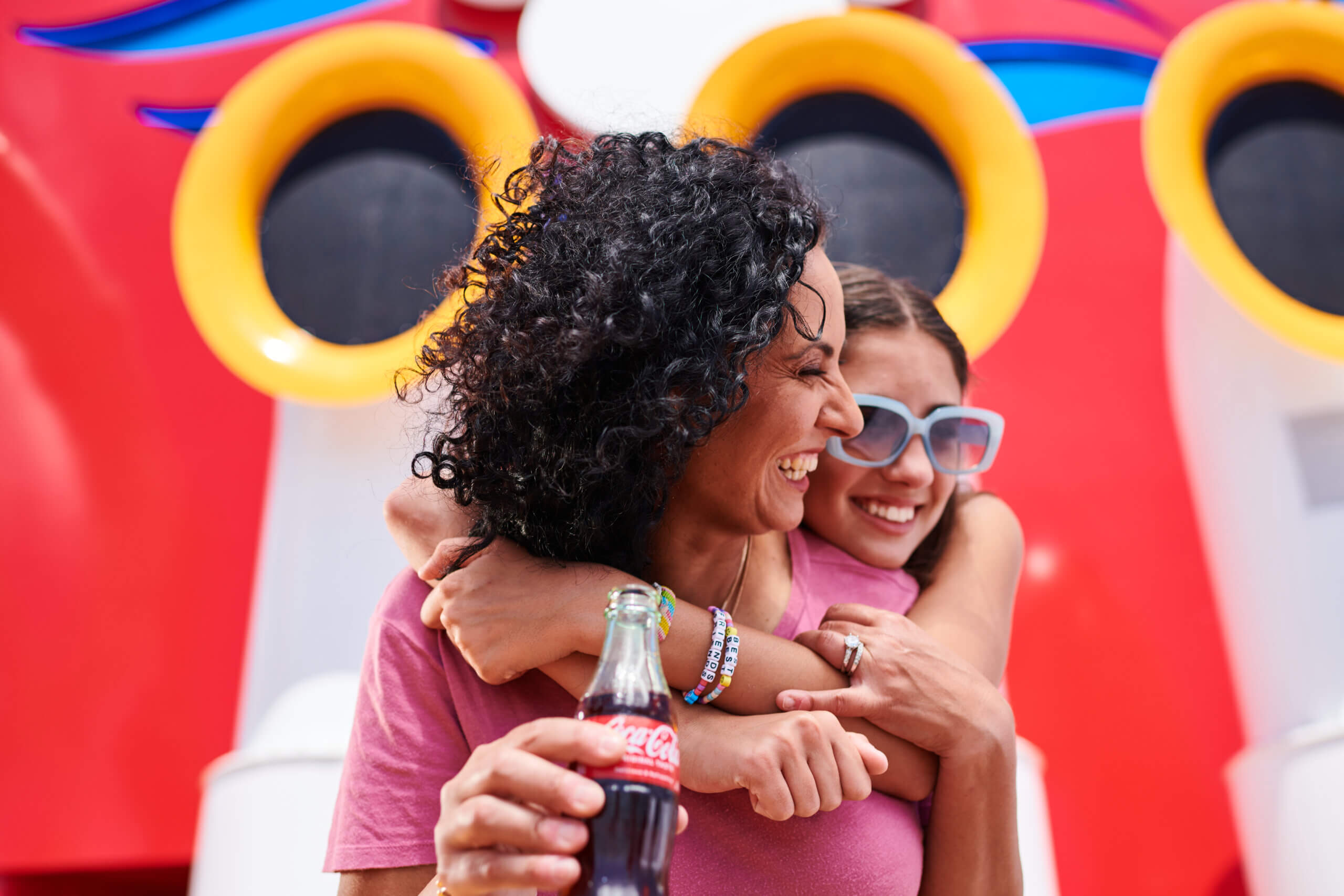 Commercial photography portfolio 73 Disney Cruise Line Coke Mom & Daughter