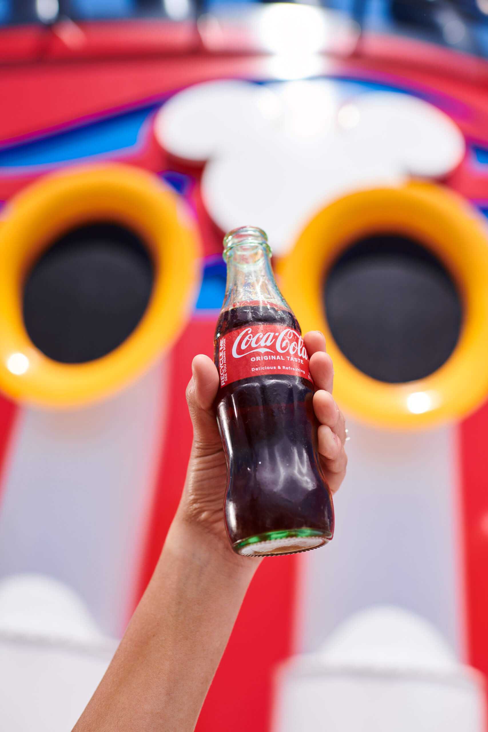 Commercial photography portfolio 75 Disney Cruise Line Coke Bottle 2