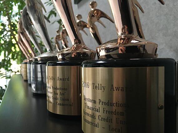 Skystorm Production Wins Telly Awards for Commercial Video Excellence
