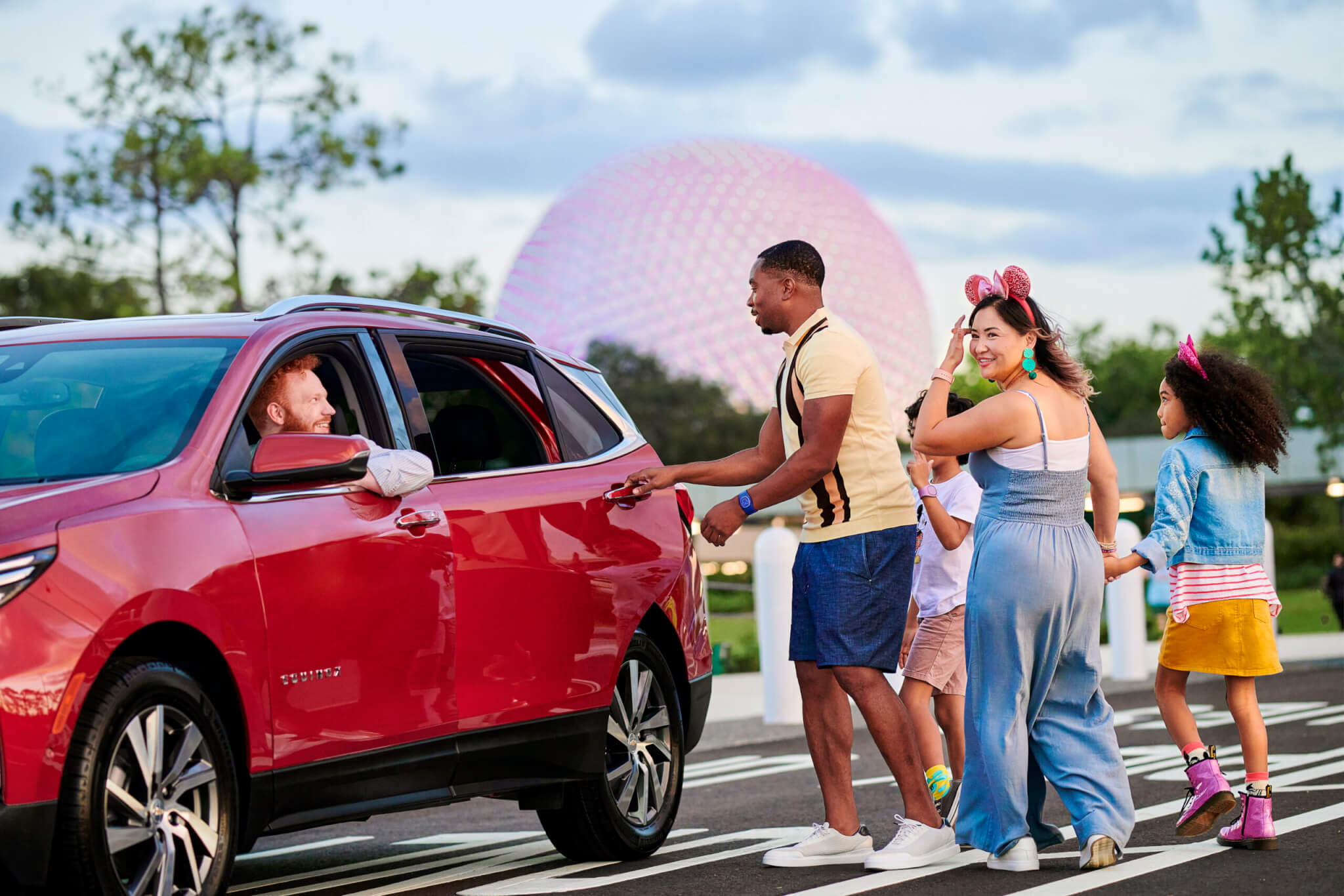 Commercial photography portfolio 3 Disney Lyft Epcot Pickup
